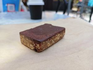 Vegan salted caramel slice at SYD - Pulp+Grind - T1 in Sydney