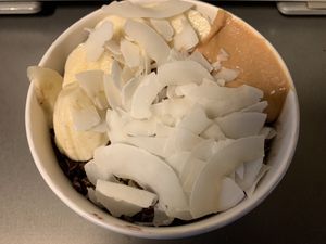 Average smoothie bowl  at SYD - Pulp+Grind - T1 in Sydney