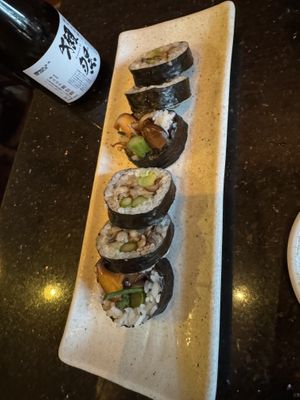 Magic mushrooming roll  at Arigato Sushi in Santa Barbara
