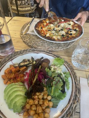   at Pizza Natura in Barcelona