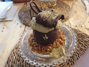 Queen vegan at Pizza Natura in Barcelona