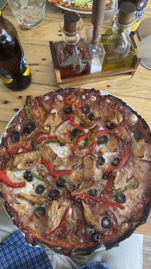  at Pizza Natura in Barcelona