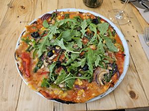  at Pizza Natura in Barcelona