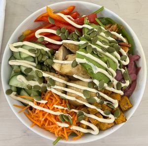 Super OG bowl at The Green Bar in Hamilton