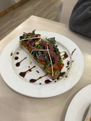 Avocado Toast  at The Green Bar in Hamilton