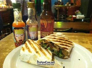 Seitan Burrito at Burritotown Diner in Grand Rapids