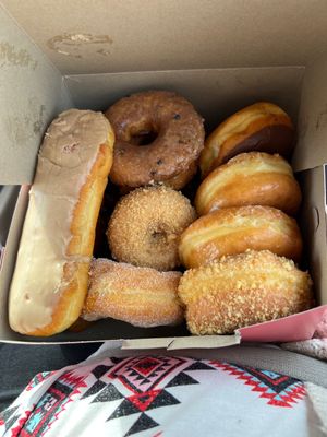   at Jean's Donuts in La Habra