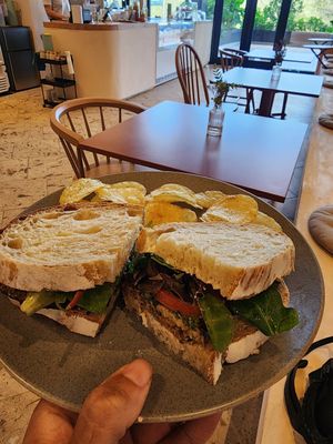 Chimichurri Sandwich at Buen Confidente in Merida