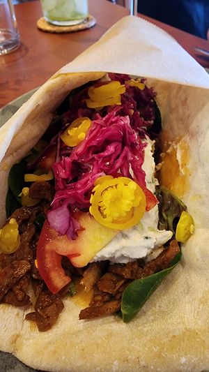 This Gyro is amazing at Buen Confidente in Merida