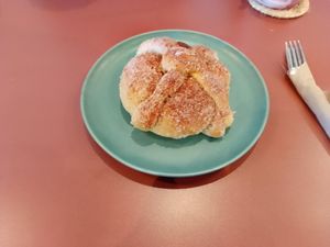 Pan de Muerto at Buen Confidente in Merida