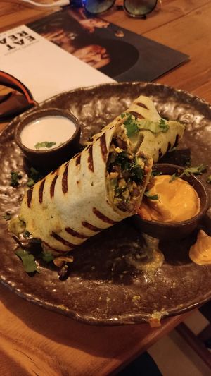 Breafast burrito at Honest Greens - Chiado in Lisbon