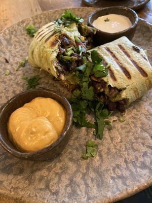 Breakfast burrito as served  at Honest Greens - Chiado in Lisbon