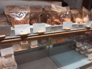 Vegetarian pastries at The Bakers in the Hood in Athens