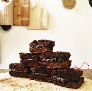 sugar free kumara brownies at Formosa Delight in Dunedin