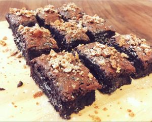 chocolate brownie  at Formosa Delight in Dunedin