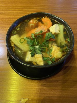 Soup at Umi Vegan in Berlin