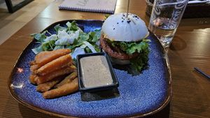 Bao burger at Umi Vegan in Berlin