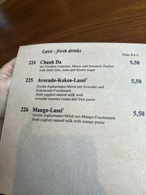 Lassi with yogurt? #Veganuary at Umi Vegan in Berlin