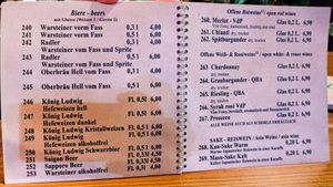 Last pages (of 16) of menu at Umi Vegan at Umi Vegan in Berlin