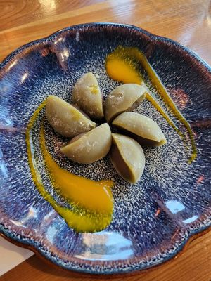 Grüntee Mochi at Umi Vegan in Berlin
