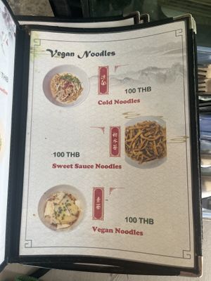 Menu   at Gemini Dumplings & Noodles Restaurant in Koh Tao