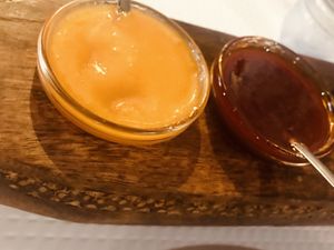 Vegan dips at Masala in Cascais