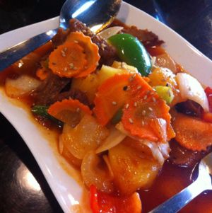 dish at Loving Vegan in Albuquerque