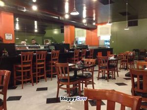 inside restaurant at Loving Vegan in Albuquerque