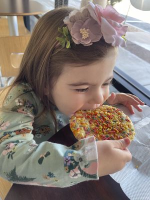 Vegan kid approved! Tasty cookie - sweet and soft   at Bak & Jo Bakery and Coffee in Mesa