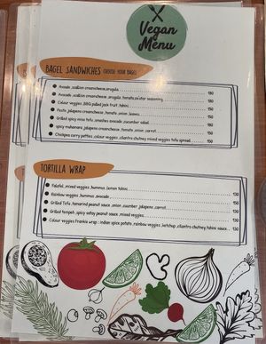 menu  at The Bagel in Koh Samui