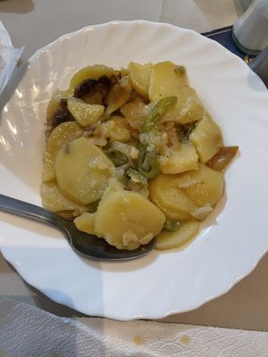 Side dish - poor man’s potatoes   at KK's Bar & Restaurant in Nerja