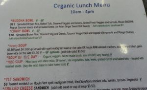 Apple Cafe menu 1 at Ingredients Store & Cafe in Victoria