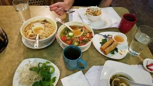 Spicy Noodle and Hot & Sour Soups at Veggie Today in Concord