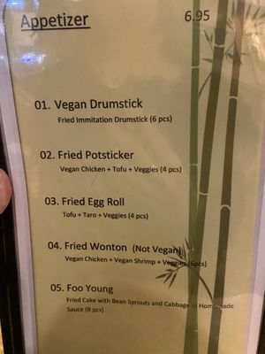 Appetizer at Veggie Today in Concord