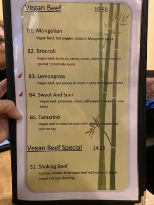 Vegan Beef Options at Veggie Today in Concord