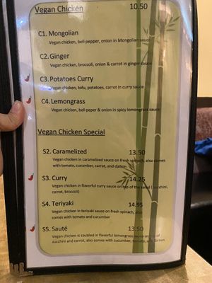 Vegan Chicken Options at Veggie Today in Concord
