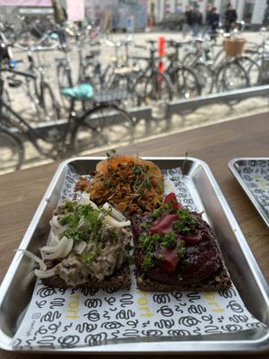 Vegan options  at Rørt in Copenhagen