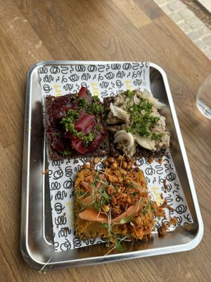 Carrot, beetroot and mushroom   at Rørt in Copenhagen