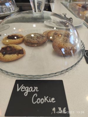 Vegan cookies at Cookies by Cath in Aveiro