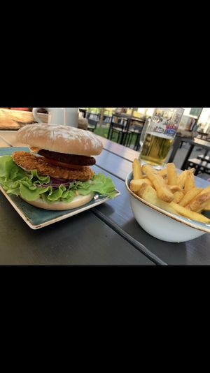 individuelle Burger möglich😄 at Hans im Glück - Europaviertel in Stuttgart