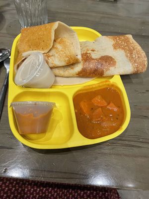 Masala dosa   at Mango Indian Grill in Durham