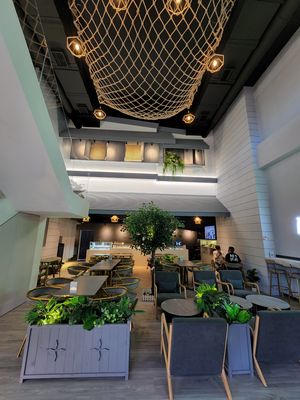 Main Hall Interior at nomVnom Cafe in Johor Bahru