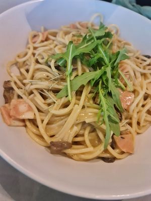 Carbonara pasta ~ 8/2/23 at nomVnom Cafe in Johor Bahru