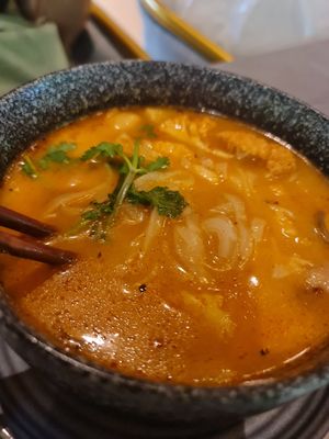 Tom Yam Kuey Teow ~ 22/3/23 at nomVnom Cafe in Johor Bahru