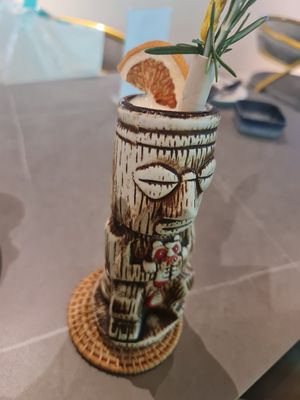 Mango Coconut drink ~ 22/3/23 at nomVnom Cafe in Johor Bahru