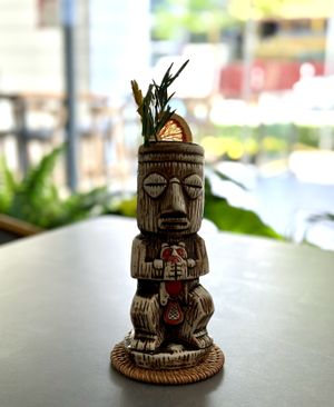 Mango coconut shake (forgot the actual name but it was delicious)   at nomVnom Cafe in Johor Bahru