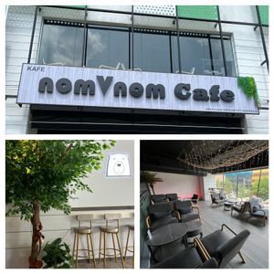 The interior   at nomVnom Cafe in Johor Bahru