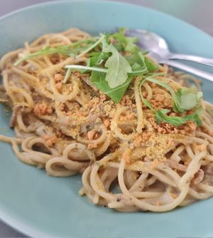 Truffle Mushroom Spaghetti ~ 21/7/23 at nomVnom Cafe in Johor Bahru
