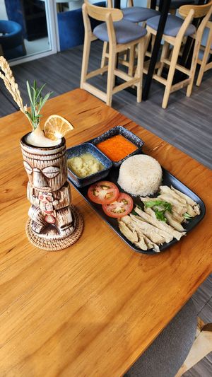 Best Hainanese Chickless Rice at nomVnom Cafe in Johor Bahru