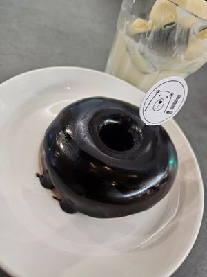 Chocolate donut 😍 ~ 16/9/23 at nomVnom Cafe in Johor Bahru